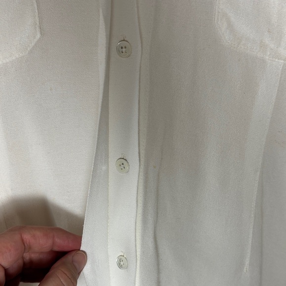 James Perse Cream Button-Down Shirt - Picture 10 of 16